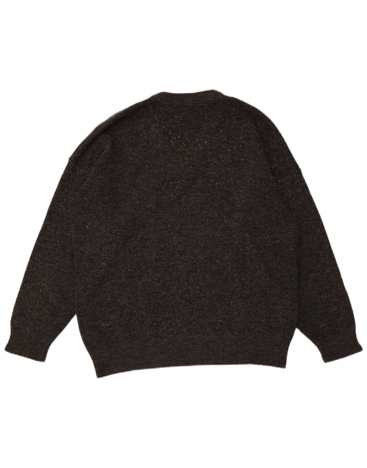 LACOSTE Herre V-hals sweater str. 6 XL Grå uld