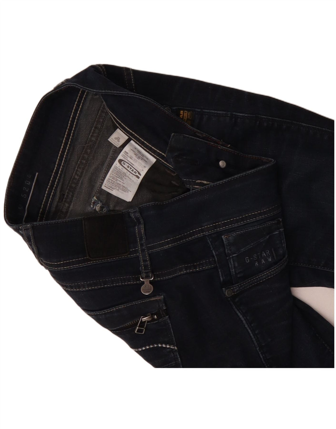 G-STAR Dame Skinny Jeans W27 L30 Marineblå Bomuld