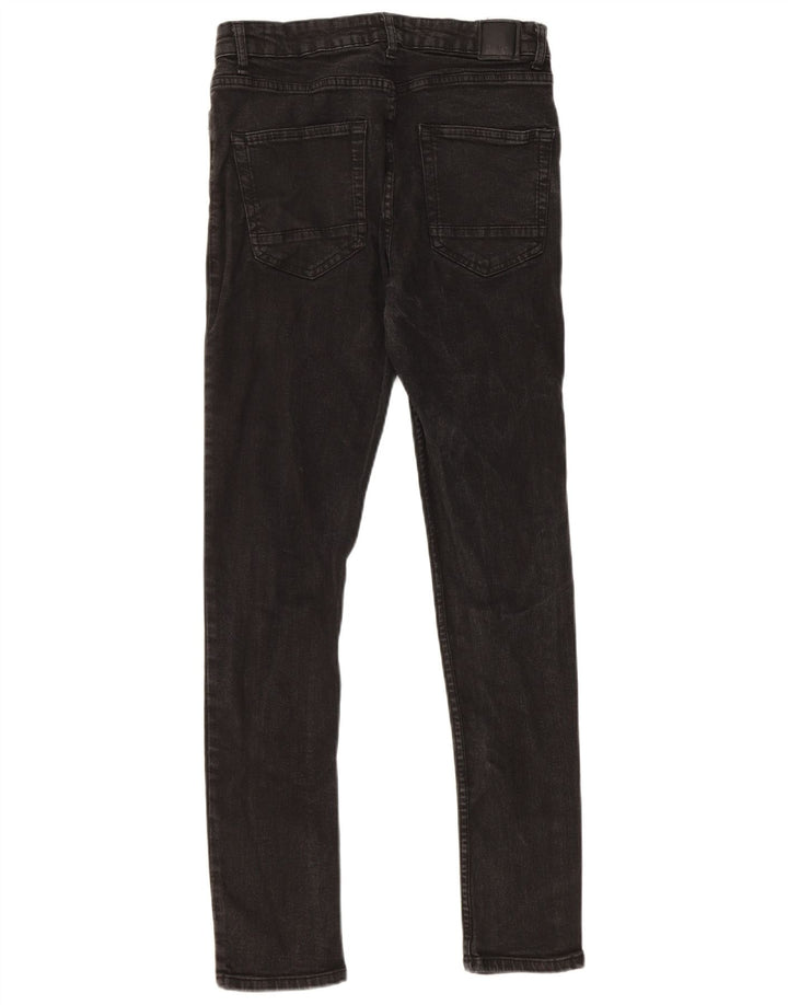 Bænk Herre Skinny Jeans W32 L32 Sort Bomuld