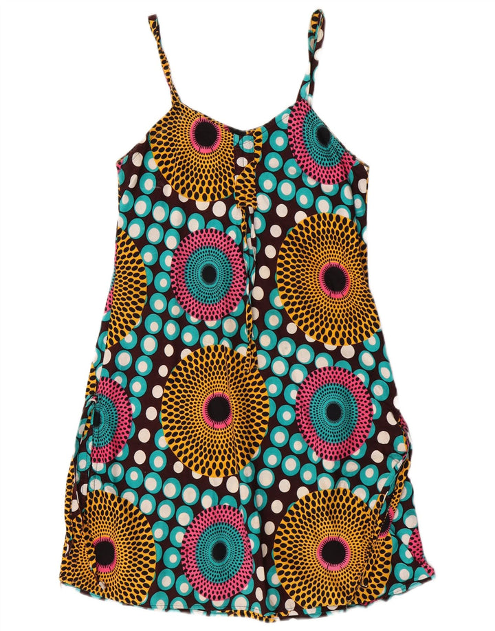 Vintage Dame Sundress UK 8 Small Multicolored Geometric