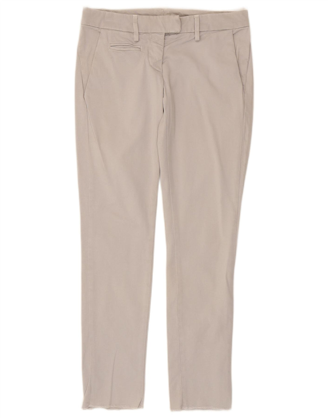 Dondup Dame Slim Chino Bukser W25 L27 Grå Bomuld