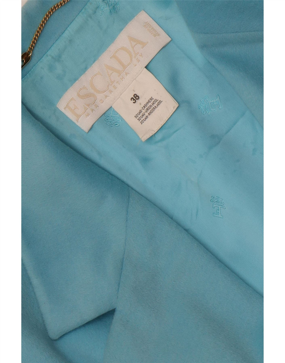 Escada Womens by Margaretha Ley Blazerjakke EU 38 Medium Blue