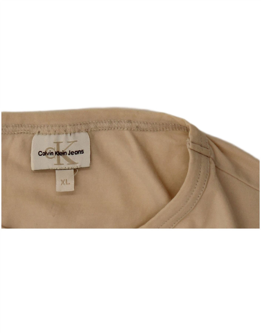 Calvin Klein Jeans Herre Top Langærmet XL Beige