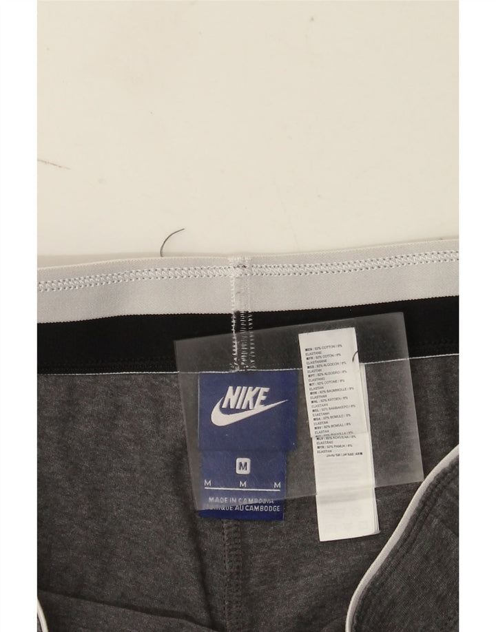 Nike Grafiske Leggings til kvinder UK 12 Medium Grey Flecked Bomuld