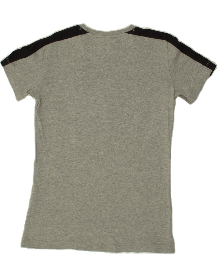 CHAMPION Womens Graphic T-Shirt Top UK 12 Medium Grey Cotton Vintage Champion and Second-Hand Champion from Messina Hembry 