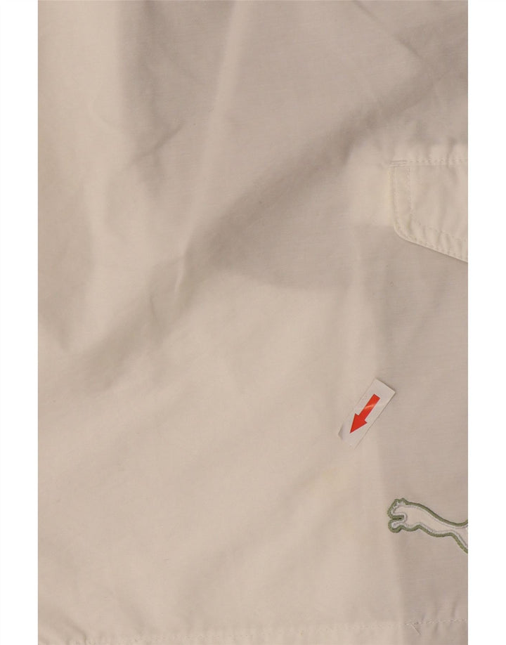 Puma Herre Sportshorts Store Hvide Bomuld