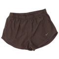 NIKE Womens Dri Fit Sport Shorts UK 14 Medium Grey Polyester