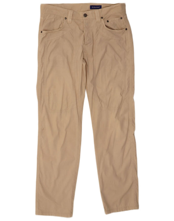 Jeckerson Straight Casual Bukser til mænd W33 L30 Beige Bomuld