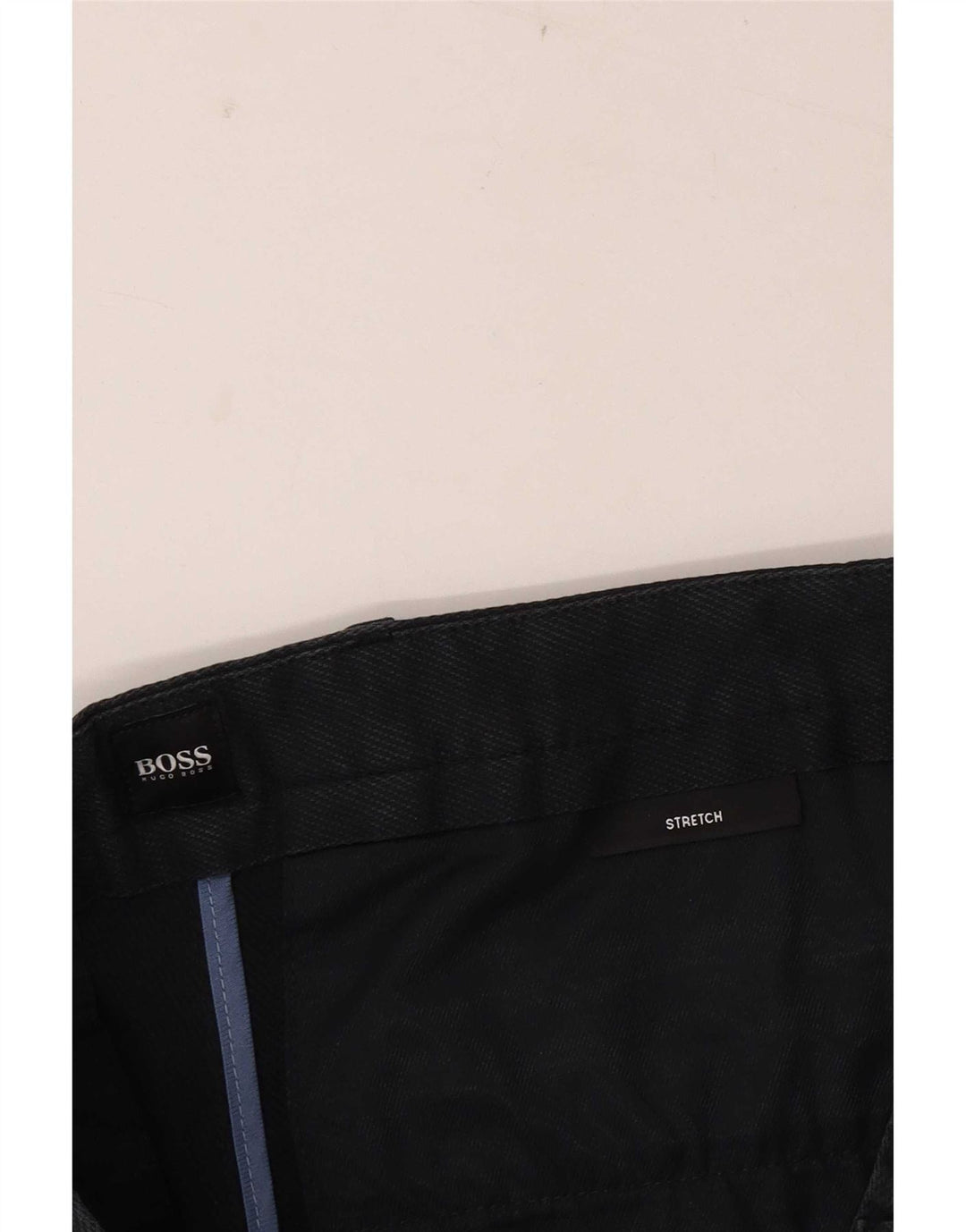 Hugo Boss Herre Stretch Slim Chino Bukser W32 L32 Sort