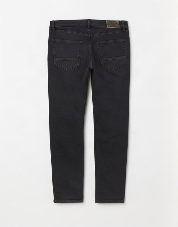 Marks & Spencer Herre Slim Jeans W34 L31 Sort Bomuld