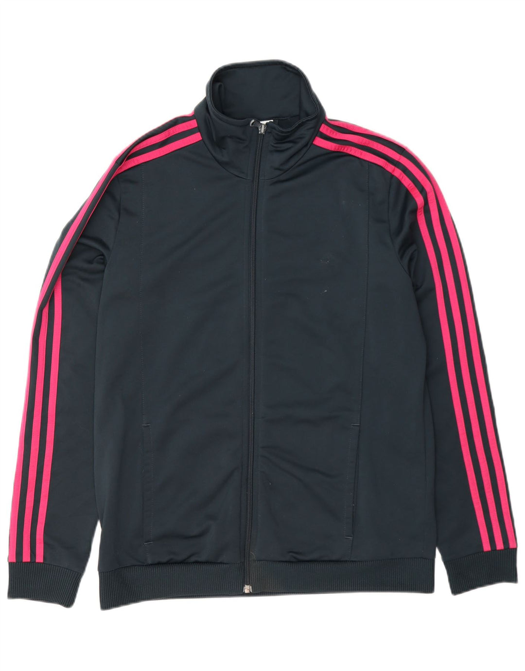 Adidas træningsdragt topjakke til kvinder UK 12/14 Mellem marineblå polyester