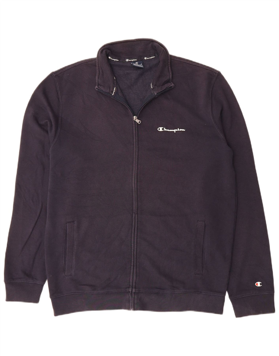 CHAMPION Mens Tracksuit Top Jacket XL Navy Blue