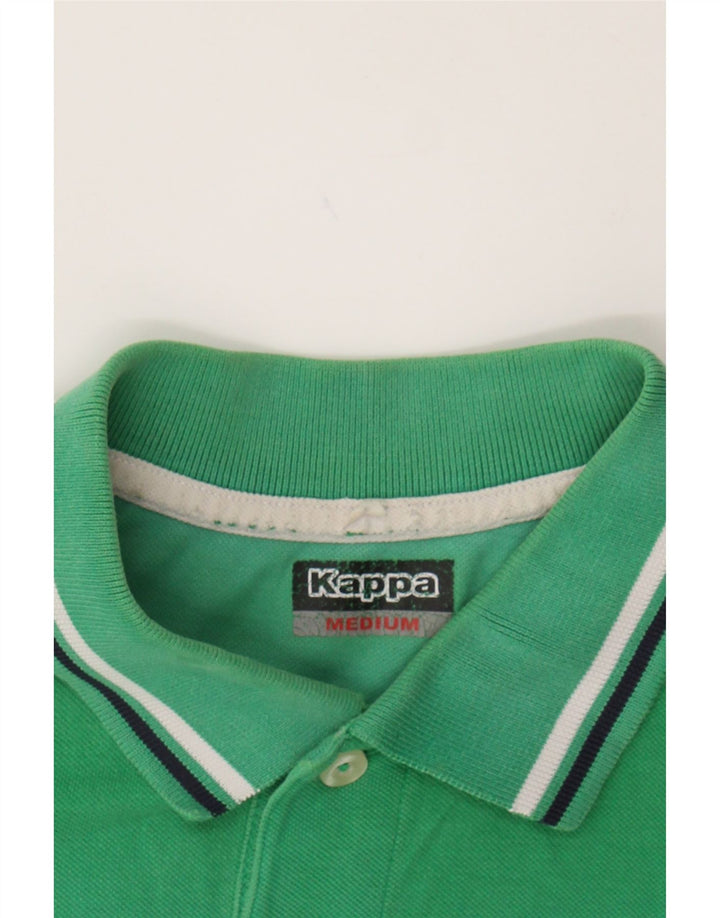 KAPPA Mens Polo Shirt Medium Green Vintage Kappa and Second-Hand Kappa from Messina Hembry 