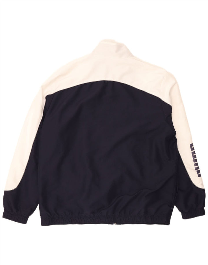 PUMA Grafisk træningsdragt topjakke til mænd 2XL Marineblå Colourblock Polyester