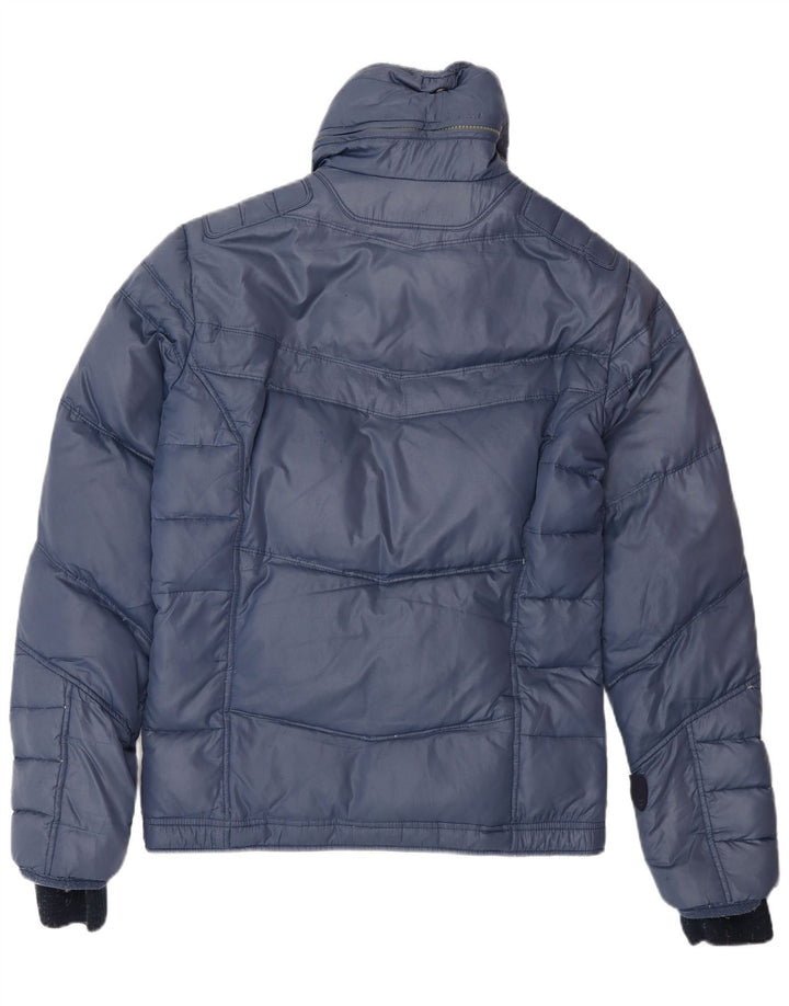 Diesel herre polstret jakke UK 40 Large Navy Blue Polyamide