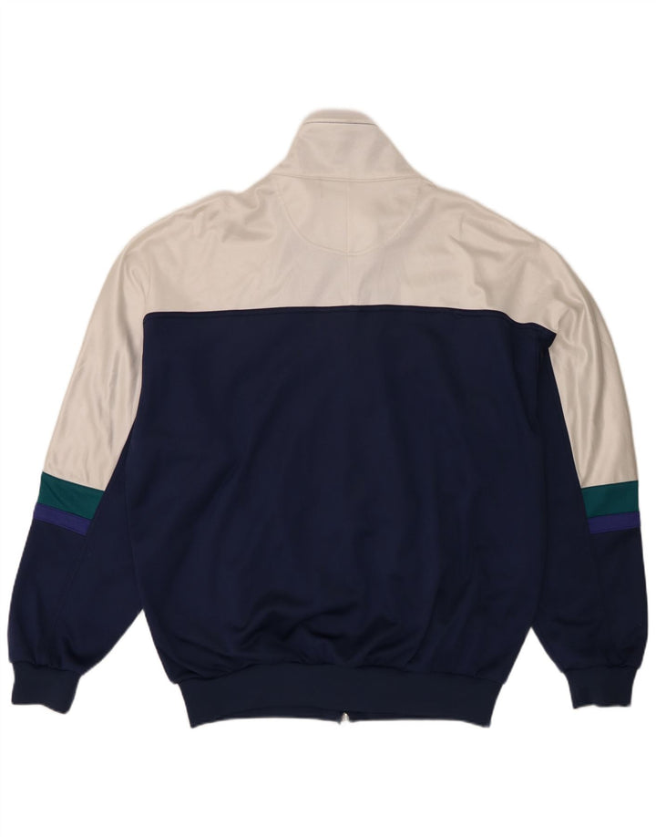 Asics Herre grafisk træningsdragt Topjakke IT 56 XL Navy Blue Colourblock