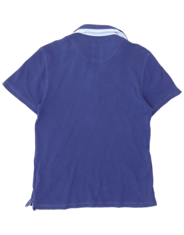 Harmont & Blaine Herre Narrow Fit Polo Shirt Medium Blue Bomuld