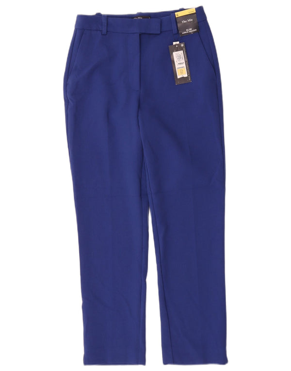 Marks & Spencer Womens The Mia Slim Fit Suit Trousers UK 6 XS W26 L26 Blue
