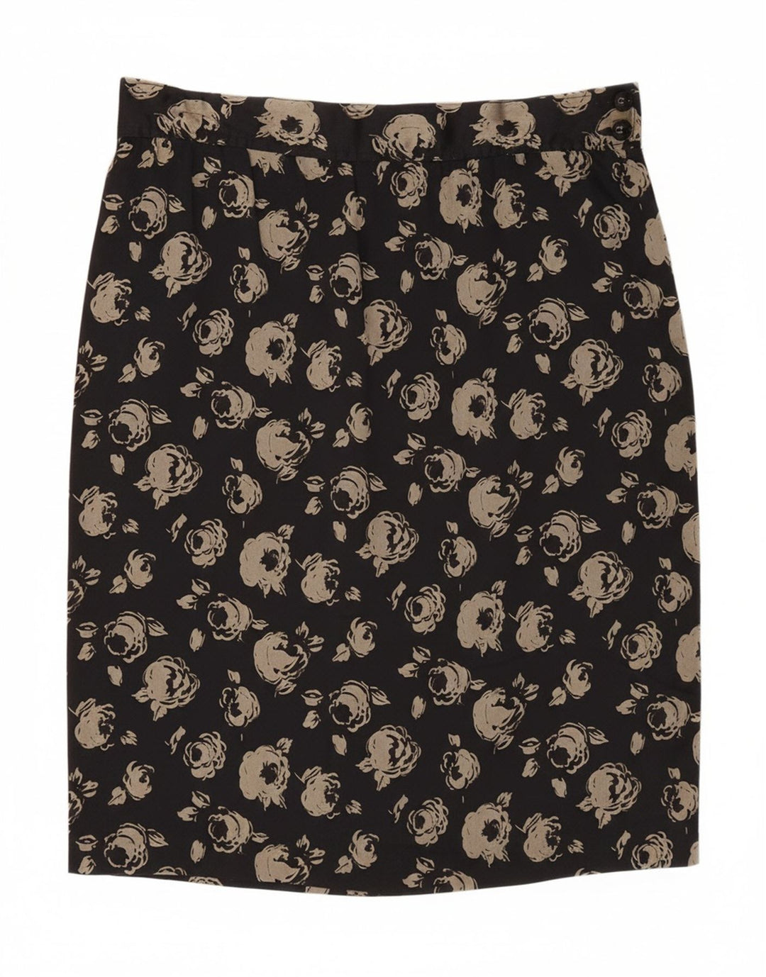 UNGARO Womens Pencil Skirt IT 46 Large W30 Black Floral Vintage Ungaro and Second-Hand Ungaro from Messina Hembry 