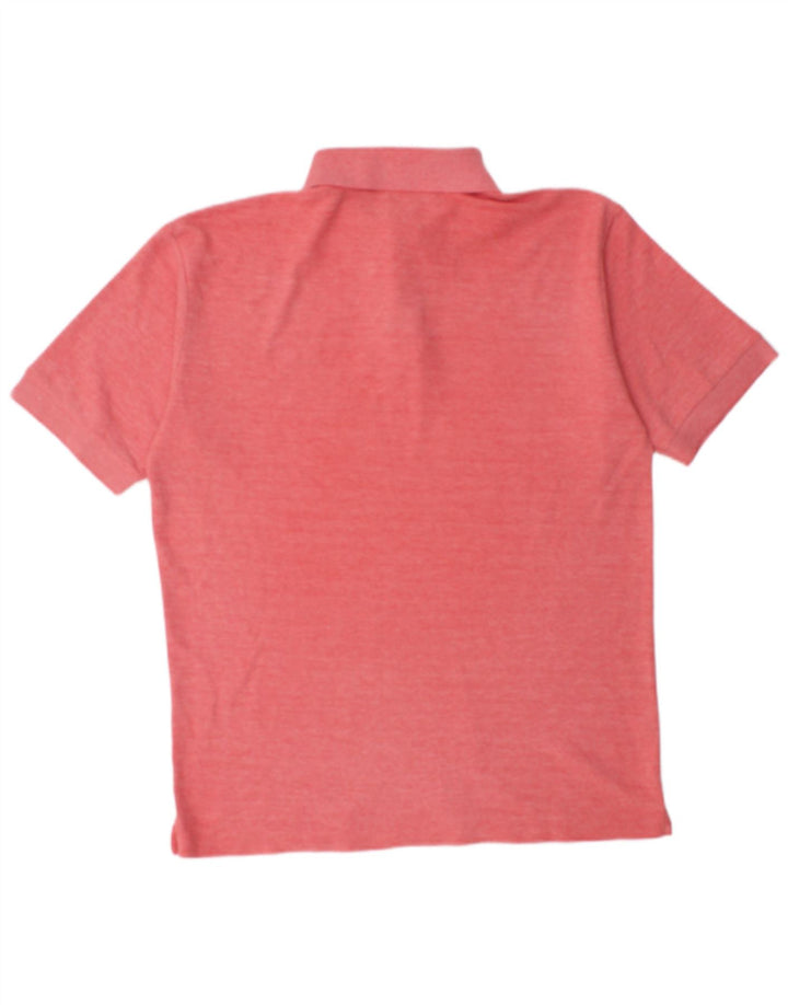 Fila Polo Shirt til mænd IT 48 Medium Rød Flecked Bomuld