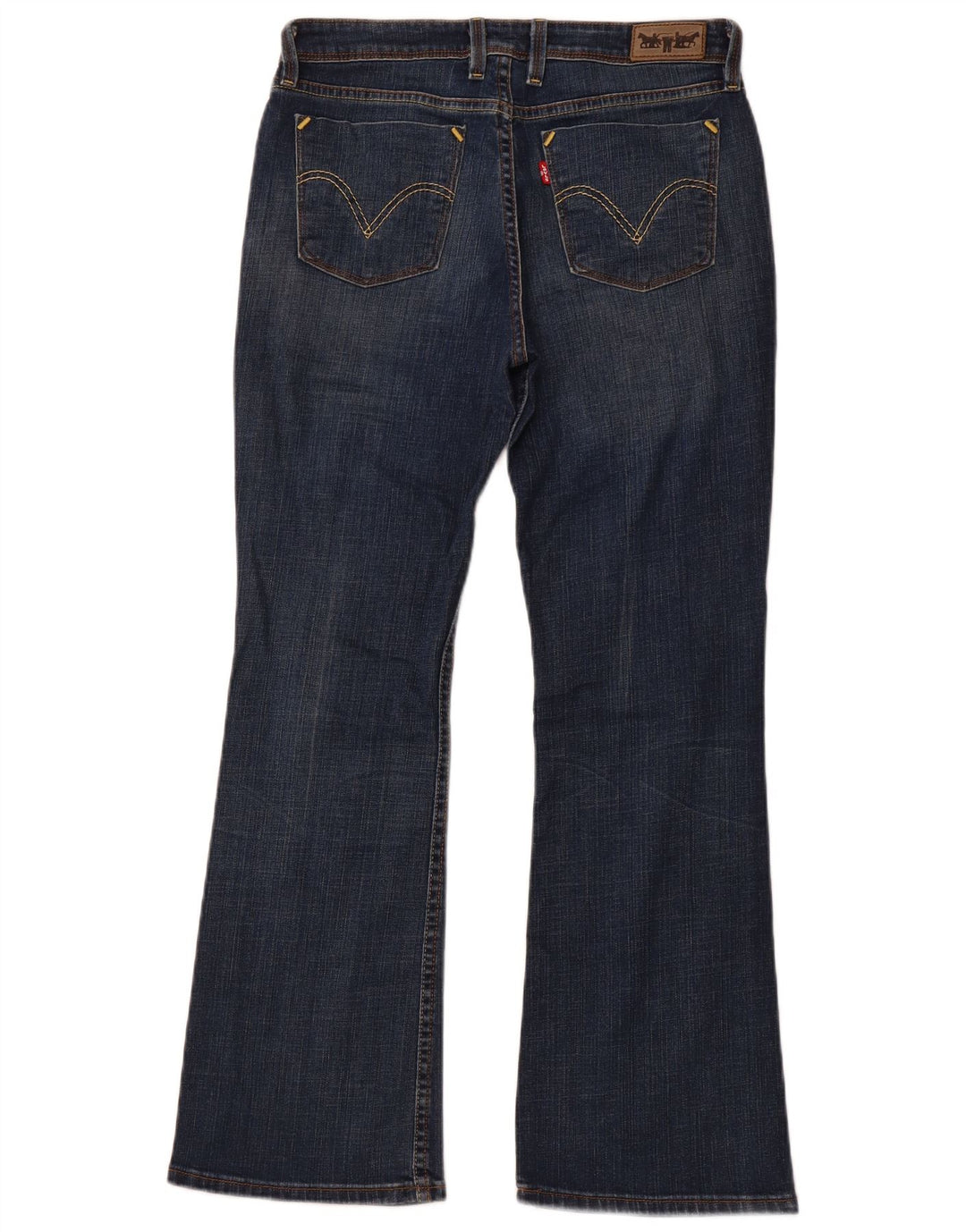 LEVI'S Dame 629 Bootcut Jeans W31 L30 Marineblå Bomuld