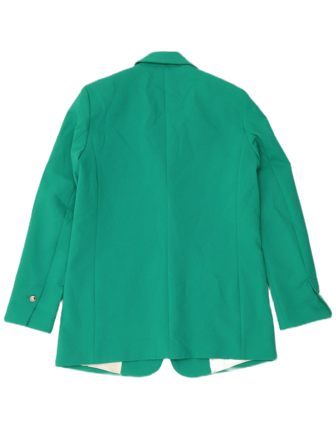 Zara Dame 1 Knap Blazer Jacket UK 10 Lille Grøn