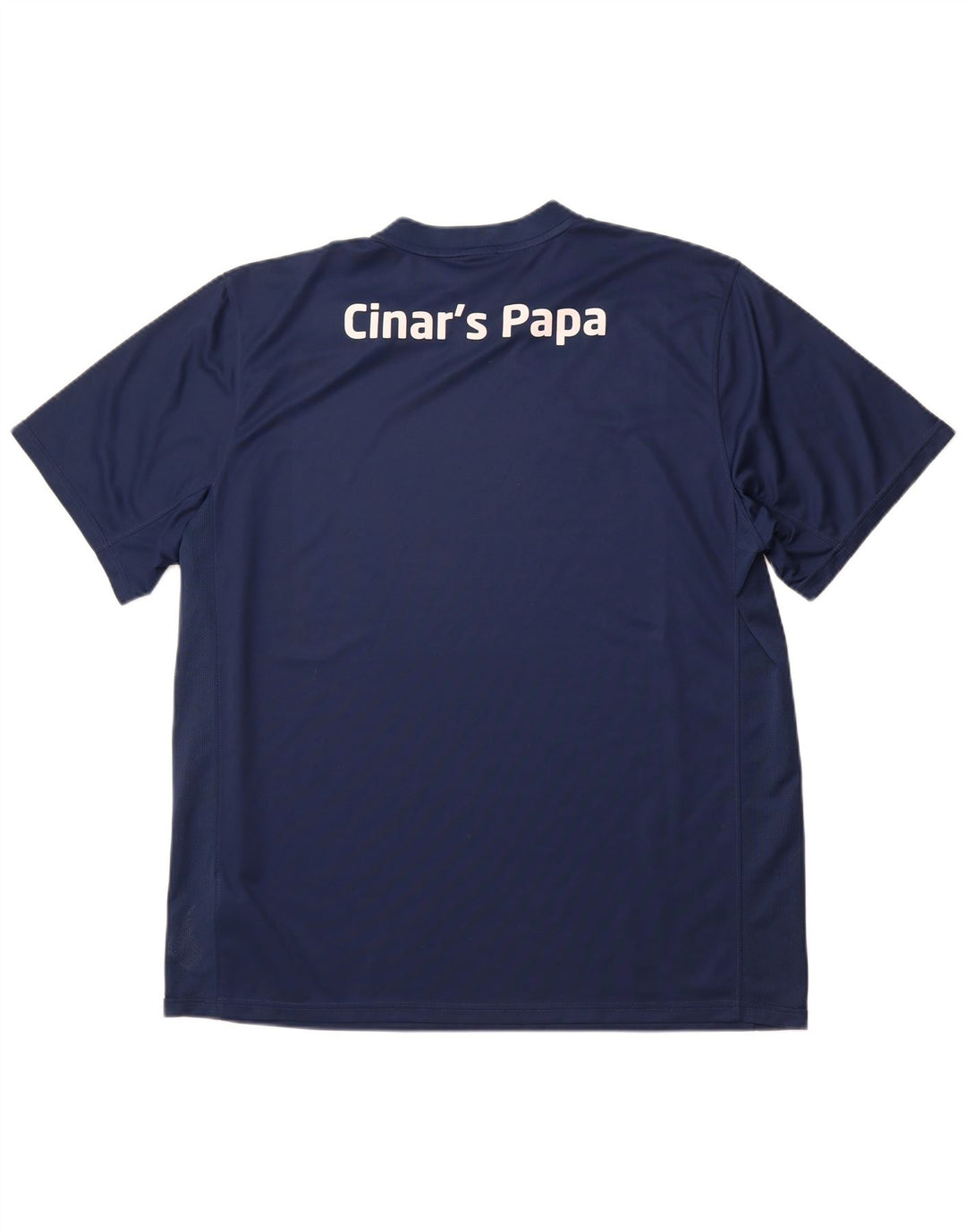 NIKE herre Dri Fit grafisk T-shirt top 2XL marineblå polyester