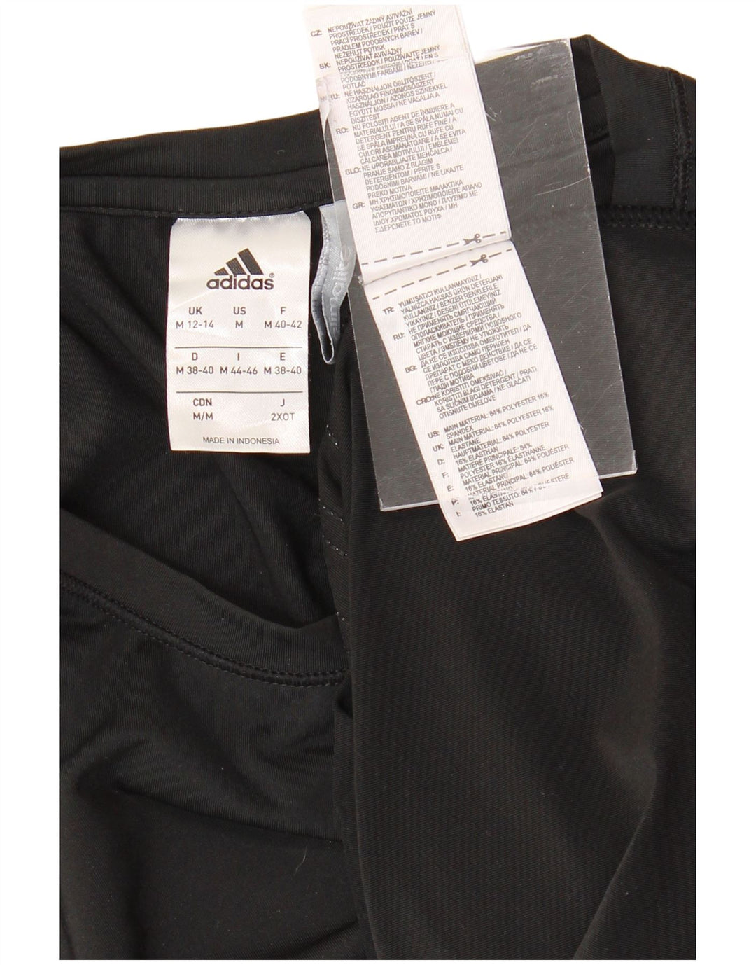 ADIDAS Dame Climalite T-Shirt Top UK 12/14 Medium Sort Polyester