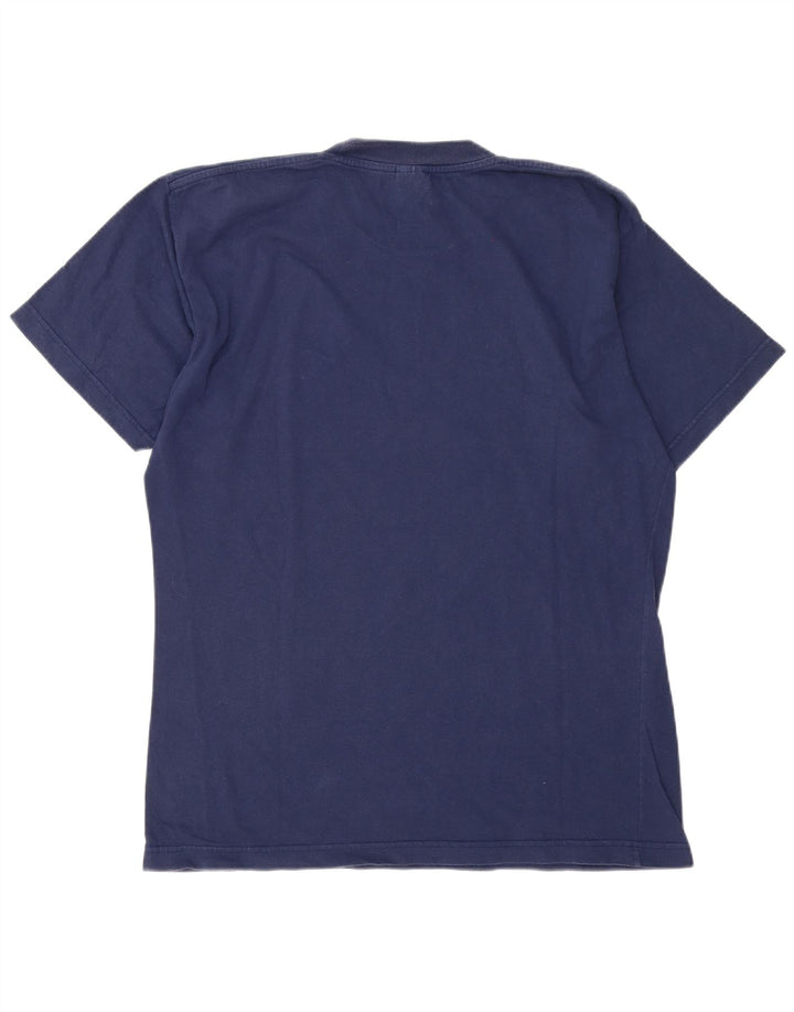 Nike T-shirt top til mænd, stor marineblå bomuld