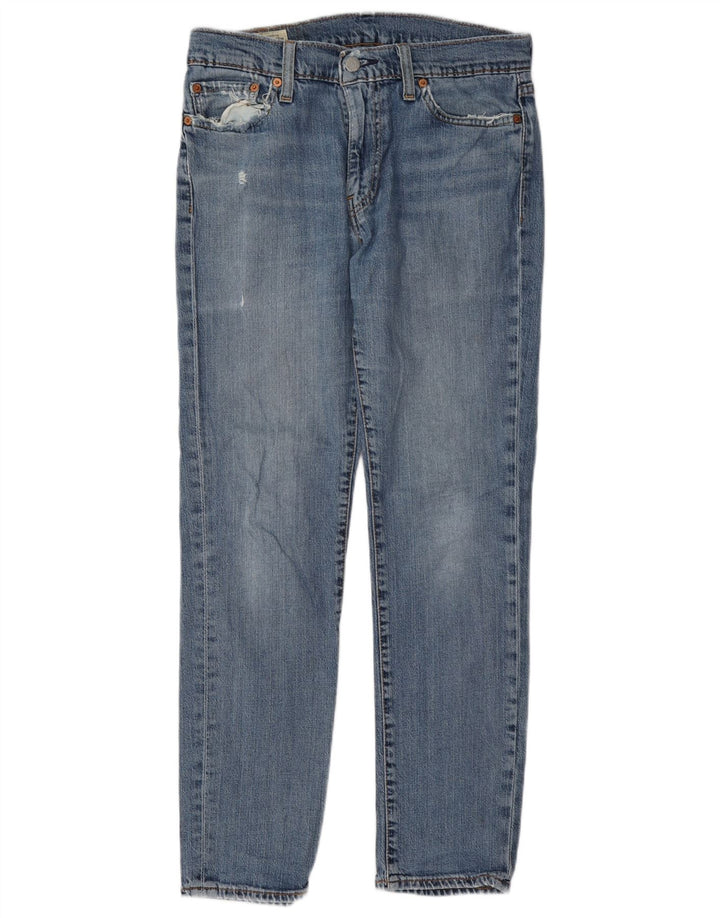 Levi's Womens 511 Tapered Slim Jeans W30 L30 Blå Bomuld