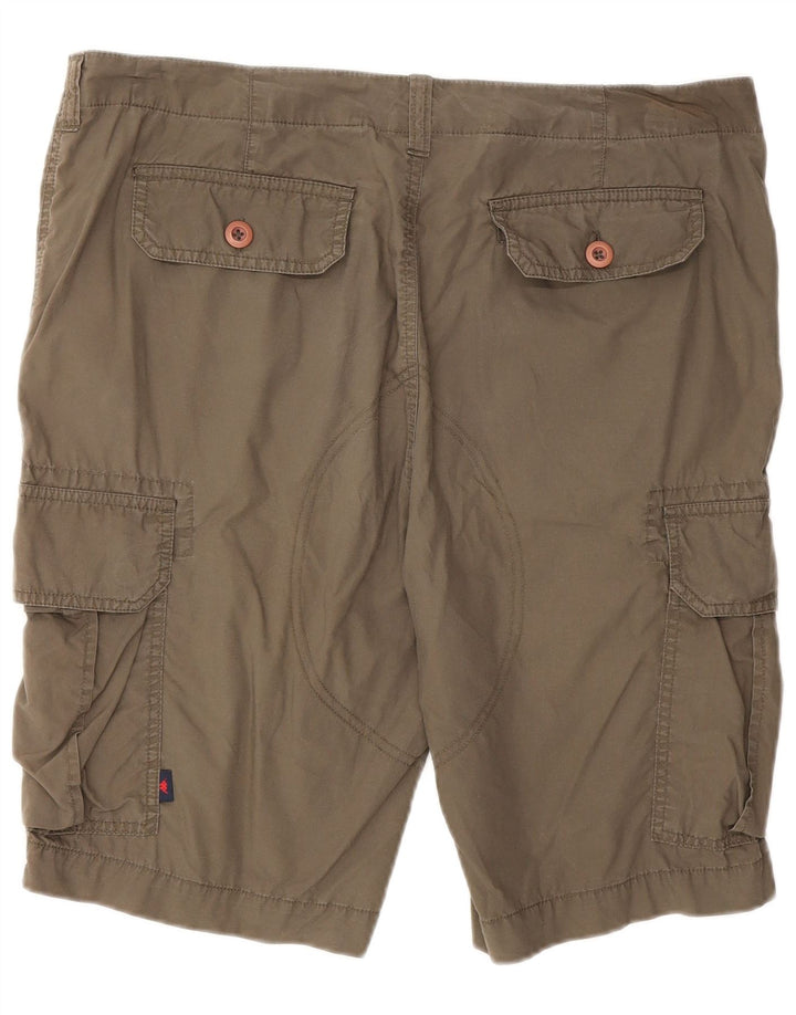 Kappa Herre Cargo Shorts IT 50 Large W36 Khaki Cotton