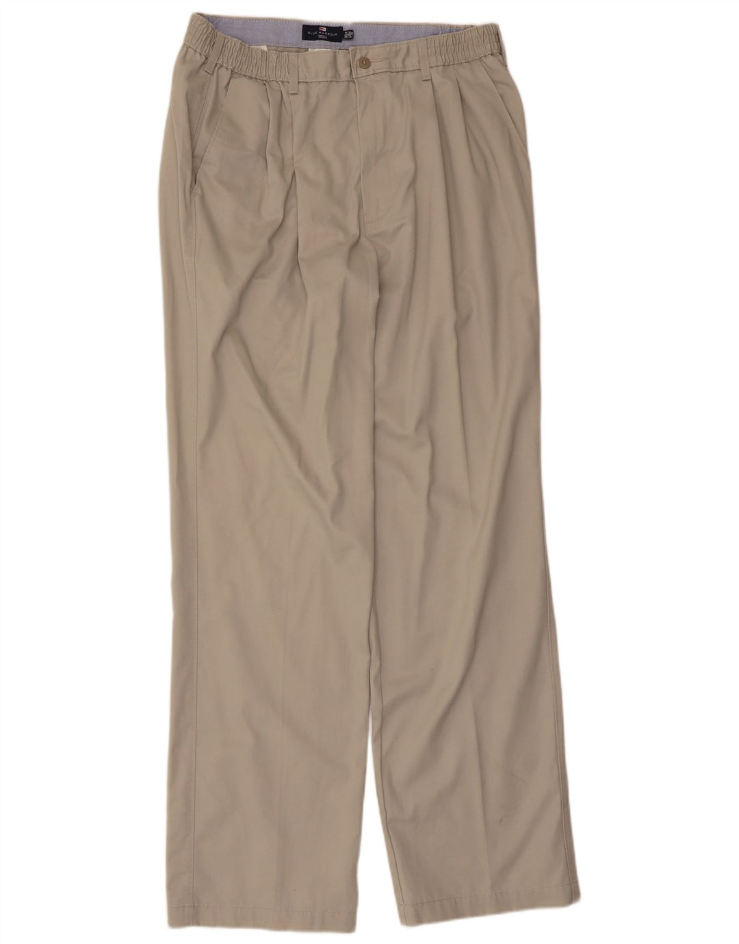 Marks & Spencer Herre Blue Harbor Pegged Chino Bukser W36 L33 Beige