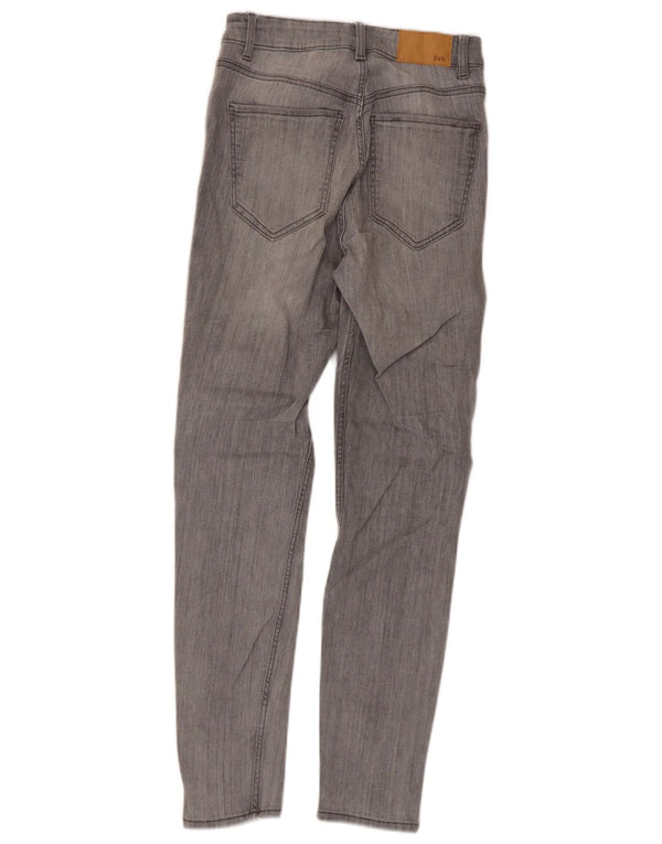 Zara Dame Skinny Jeans EU 38 Small W28 L26 Grå Bomuld