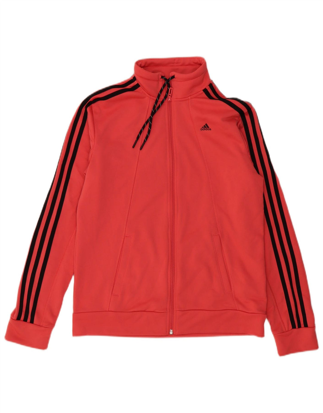 Adidas Dame Climalite Træningsdragt Topjakke UK 16/18 Stor Rød Polyester