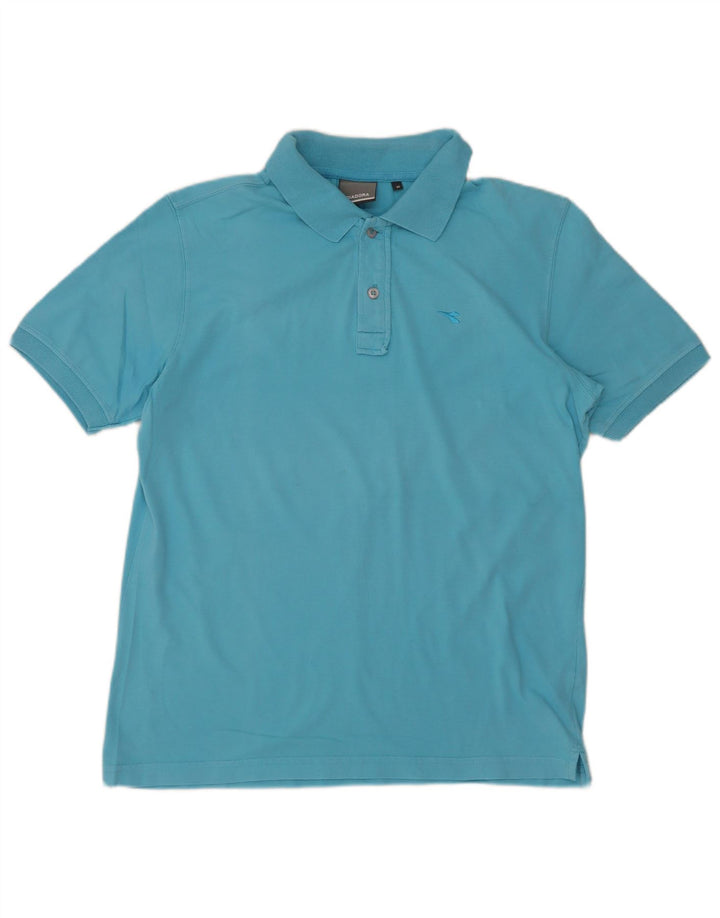 Diadora herre poloshirt Medium blå bomuld