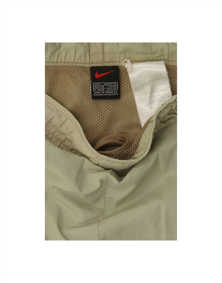 NIKE Mens Sport Shorts UK 36/38 Small Khaki Vintage Nike and Second-Hand Nike from Messina Hembry 