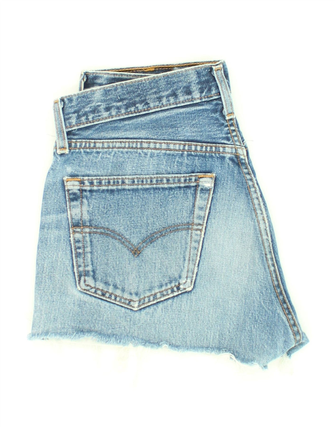 LEVI'S vintage denimshorts til kvinder W31 mellemblå bomuld