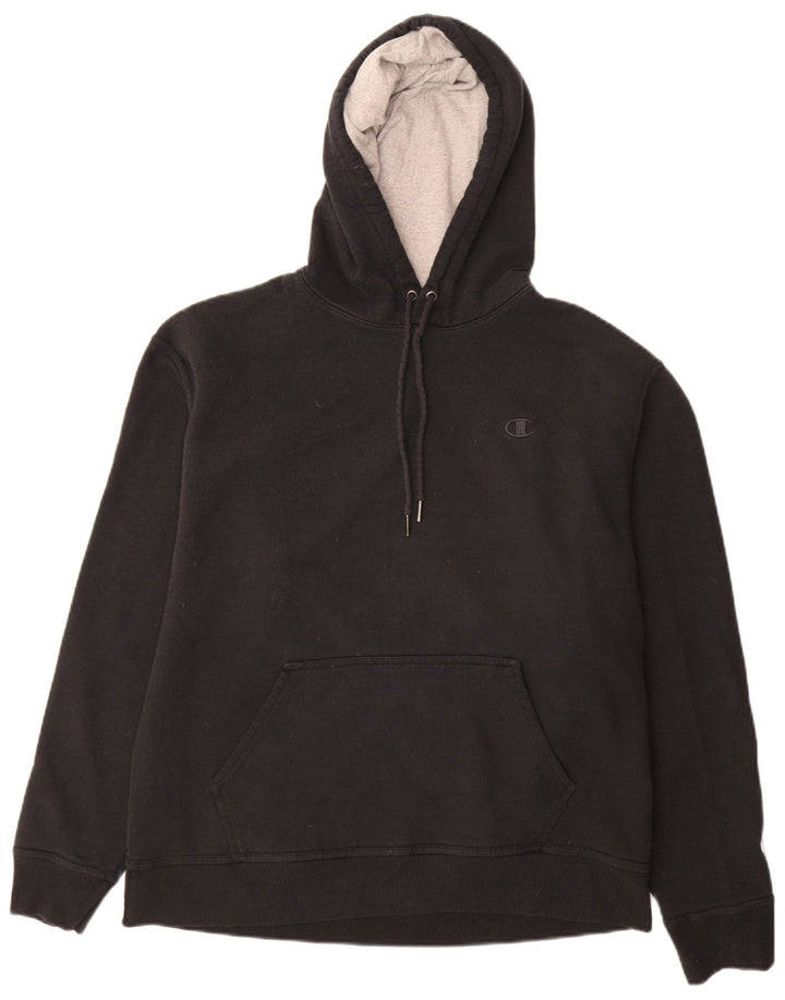 Champion Herre hættetrøje Jumper Large Sort Bomuld