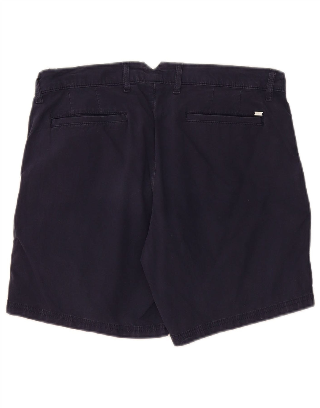 TOMMY HILFIGER Chino-shorts til kvinder US 8 Medium W32 Marineblå Bomuld