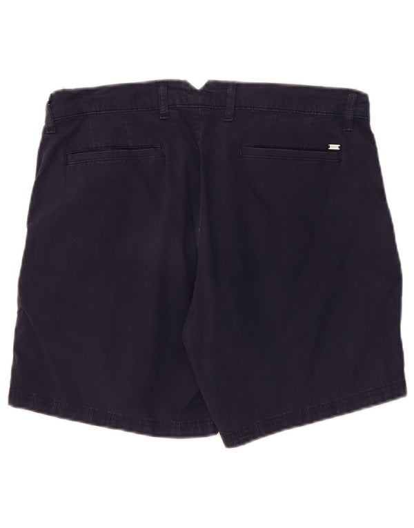 TOMMY HILFIGER Chino-shorts til kvinder US 8 Medium W32 Marineblå Bomuld