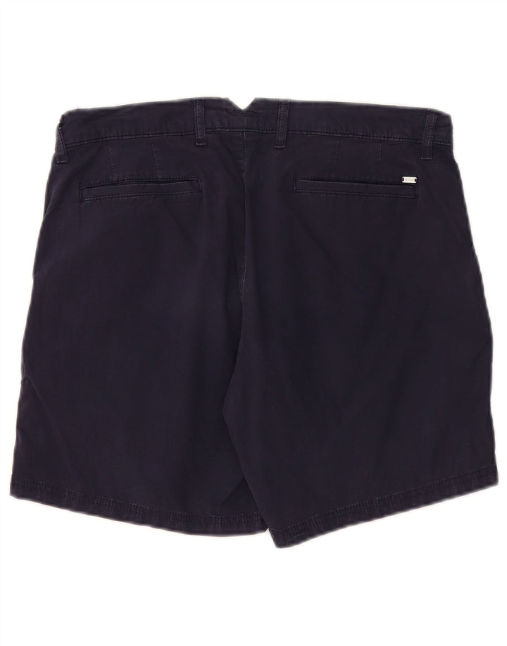 TOMMY HILFIGER Chino-shorts til kvinder US 8 Medium W32 Marineblå Bomuld