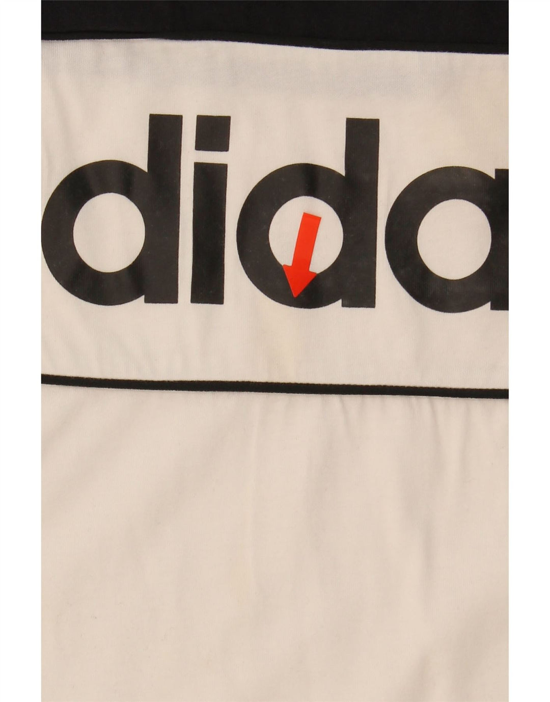 ADIDAS Mens Graphic T-Shirt Top Small White Colourblock Cotton Vintage Adidas and Second-Hand Adidas from Messina Hembry 