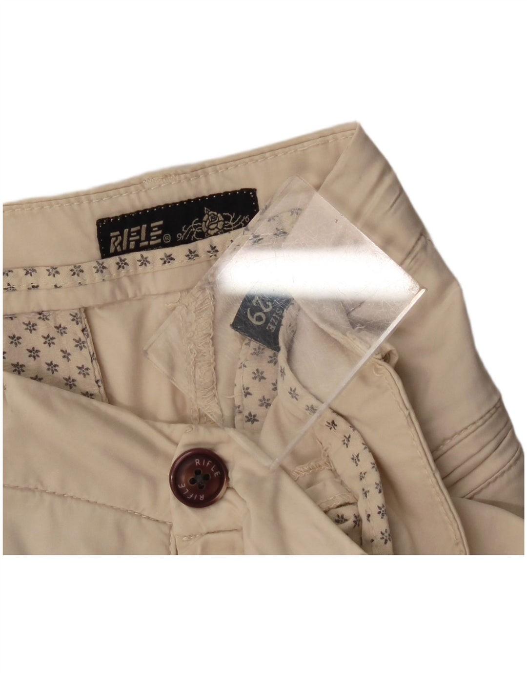 Rifle Chino Shorts til kvinder W29 Medium Off White