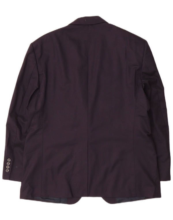 Chaps Herre 2-knaps blazerjakke UK 42 XL Marineblå Uld