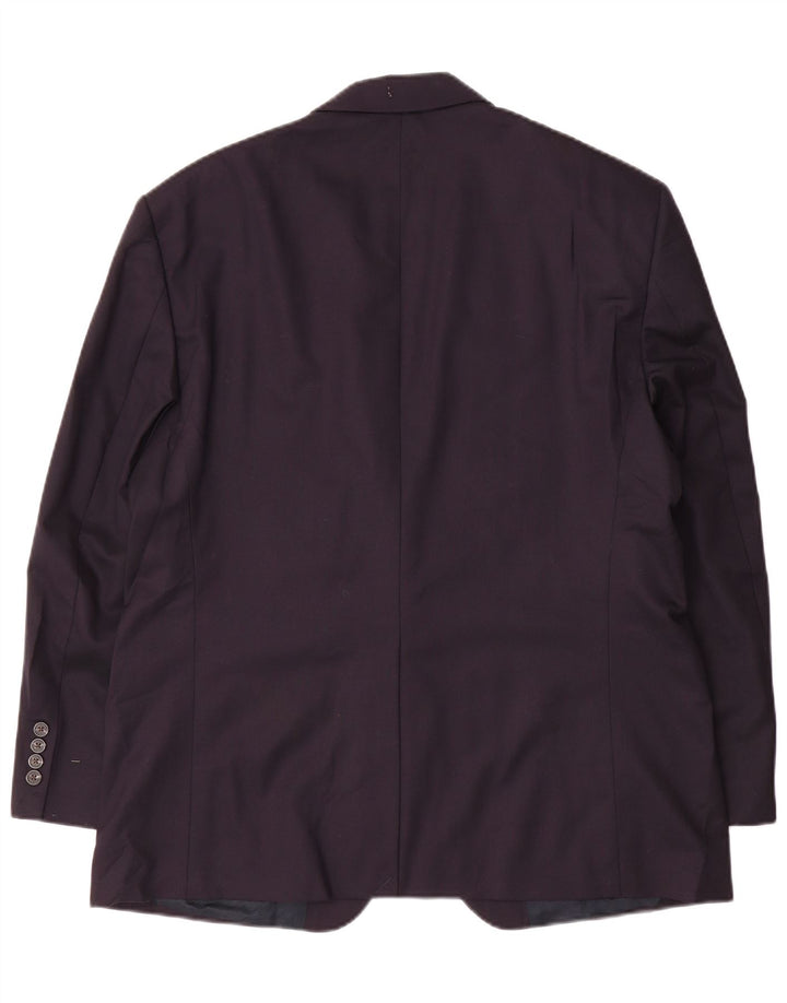 Chaps Herre 2-knaps blazerjakke UK 42 XL Marineblå Uld