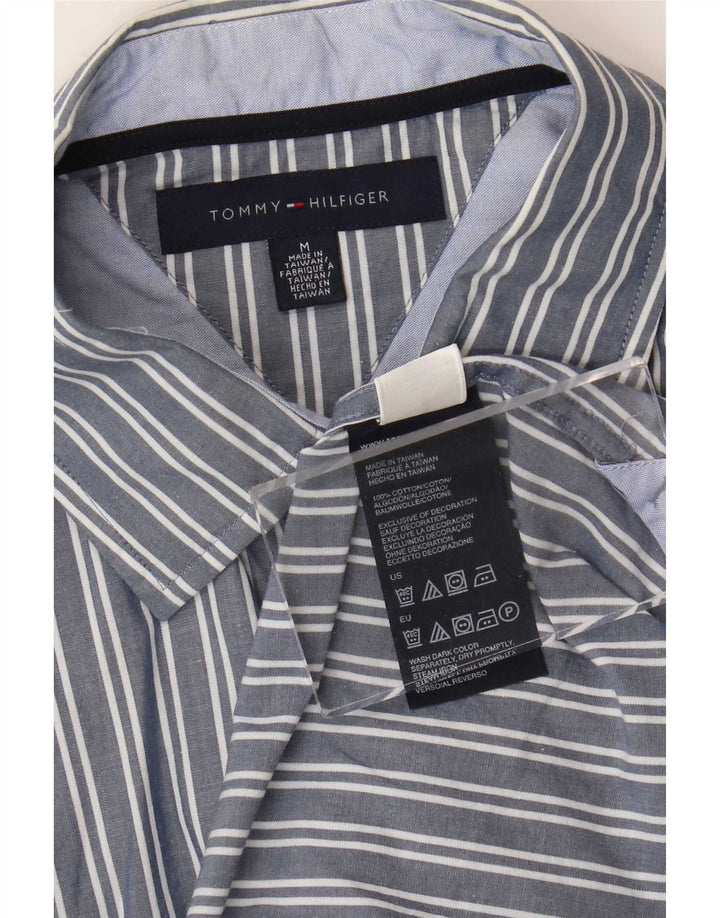 Tommy Hilfiger Herreskjorte Medium Blå Stribet Bomuld