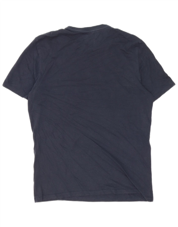 Calvin Klein Herre T-shirt Top Lille marineblå bomuld