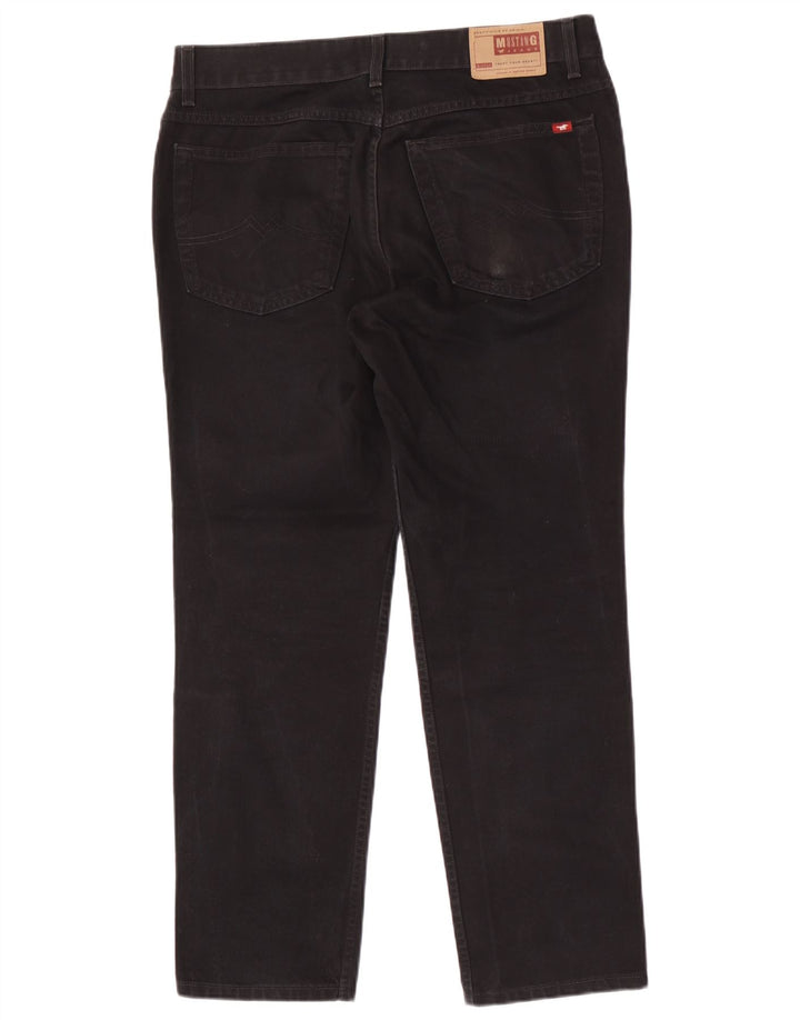 Mustang Straight Jeans til mænd W36 L30 Sort bomuld