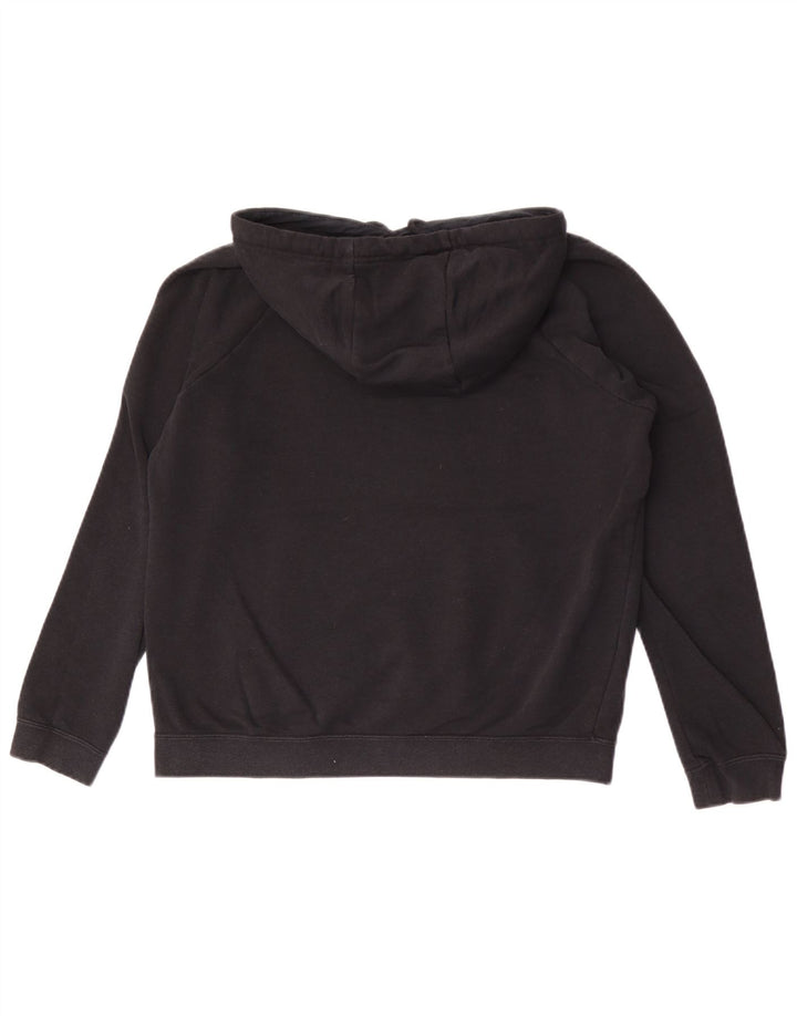 Nike Dame Hættetrøje UK 14 Medium Sort Bomuld