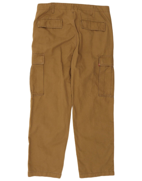 Levi's Straight Cargo-bukser til mænd W36 L30 brun bomuld